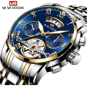 Hodinky Pánské analogové hodinky s kovovým páskem TF878 Barva (Varianta): 2453L-SAN