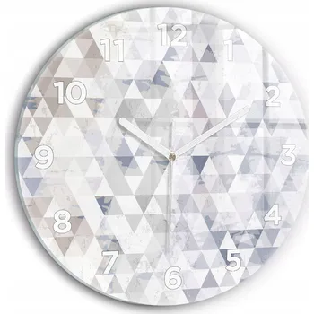 Hodiny Nástěnné hodiny Wallfluente bílé 30 cm