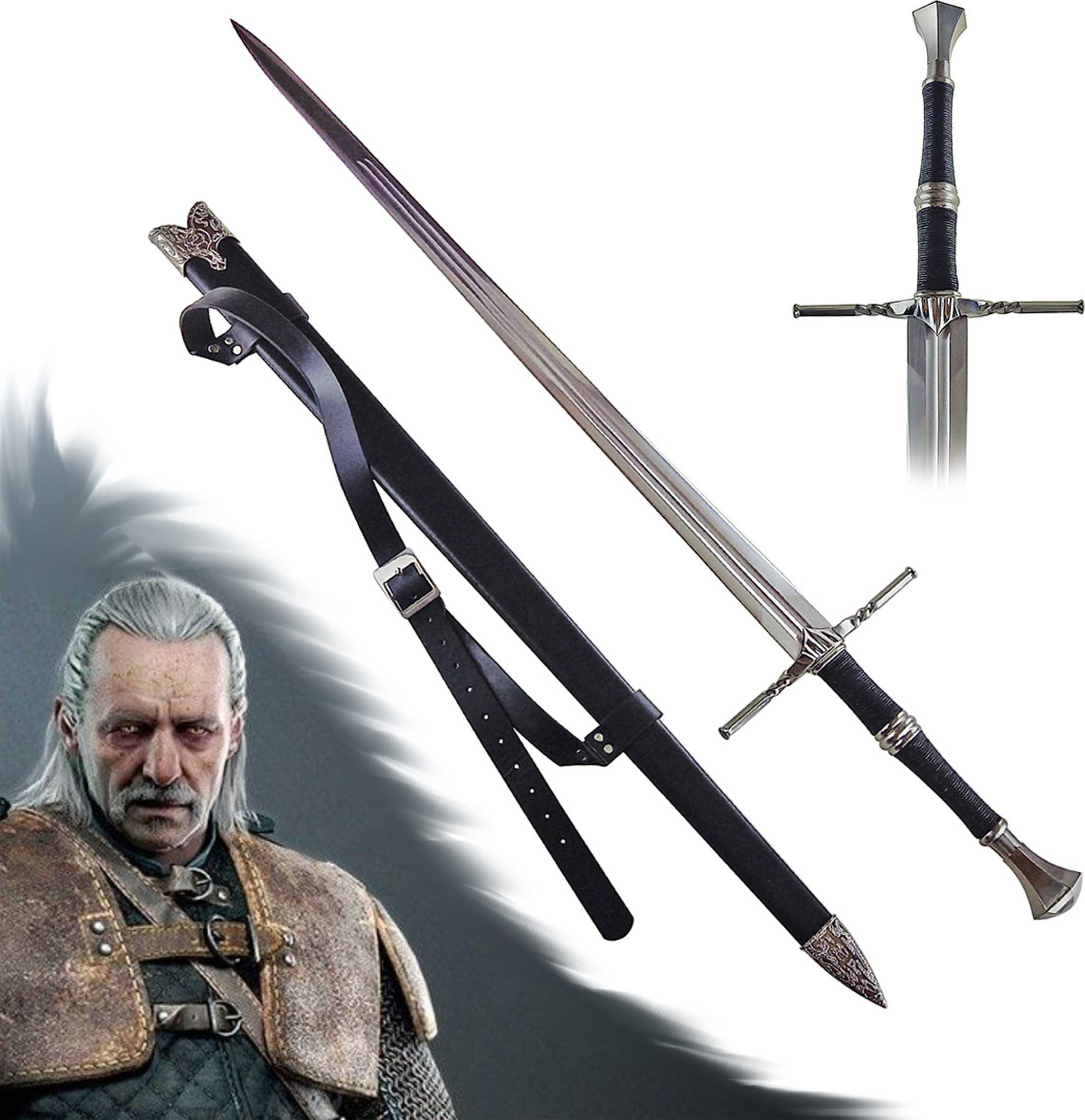 Luxusní Ostrý Meč "Vesemir's Sword" Zaklínač - 128 cm