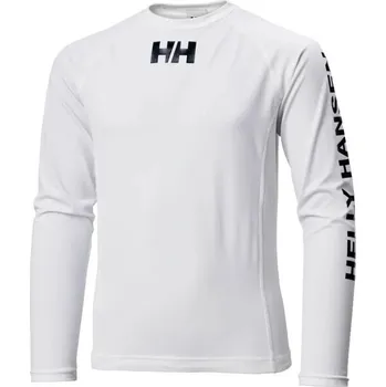 Potápěčské vybavení Juniorské triko do vody Helly Hansen WATERWEAR RASHGUARD UPF 50+ 164 Bílá