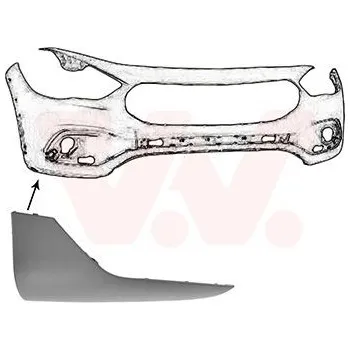 Příslušenství karosérie Spoiler VAN WEZEL 2960502