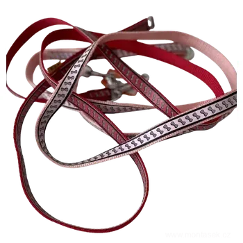 Vodítko pro psa Vodítko reflexní kostička 15mm (Vodítka pro psy nylon )