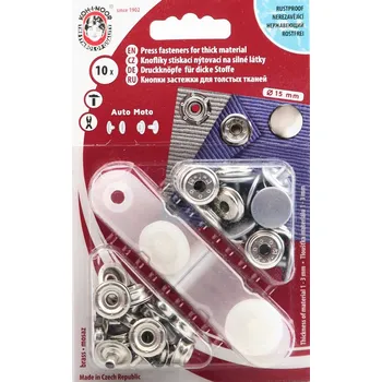 Nýt Kohinoor Druky kovové 15 mm, stříbřitě šedé