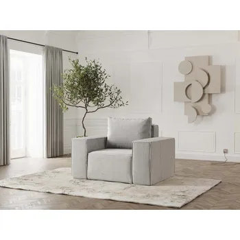 Křeslo Křeslo Lea - Světle šedá 110