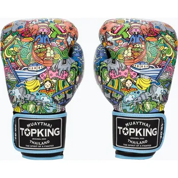 Boxerské rukavice Boxerské rukavice TOP KING TKBGCT-2C2 - THAI Culture - TKBGCT-2T2 Velikosti: 14 oz