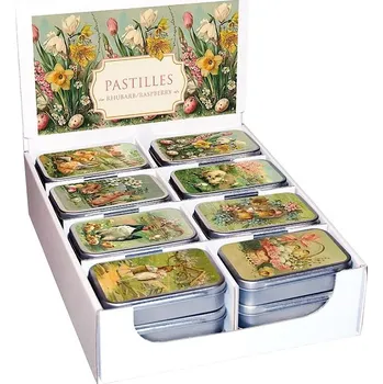 Velikonoční dekorace Sköna Ting EASTER, pastilky v boxu, malina, 55 g, MIX / 1ks STPAST205E