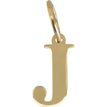 Přívěsek 3728 Zlatý přívěsek tiskací písmeno J 0,17g