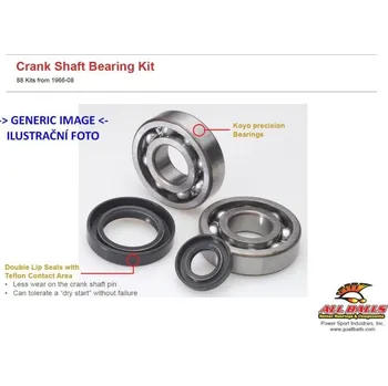 Kliková hřídel Ložiska a těsnění klikovky All Balls Racing CB24-2044 BETA RR 400 2011-2014