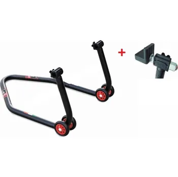 Zadní stojánek LV8 DIAVOL E620D+E620/09 s pryžovými čepy k zadnímu stojánku KAWASAKI D-Tracker 125 2010-2014