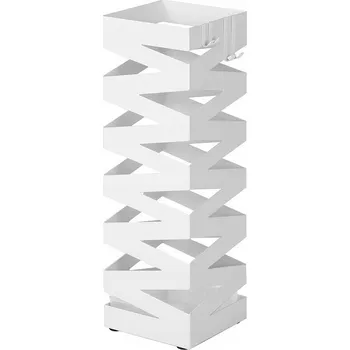 Stojan na deštník Stojan na deštníky kovový Songmics bílý