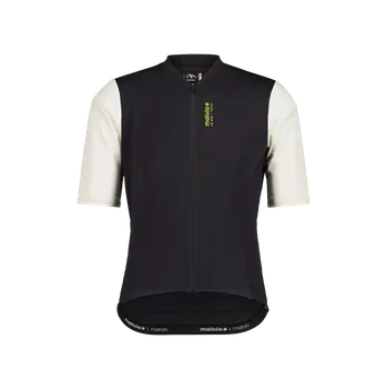 cyklistický dres Dres MALOJA KalzasM. 1/2 deep black multi S