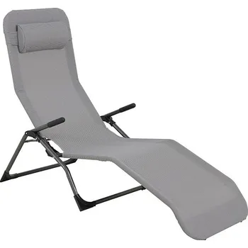 Zahradní lehátko Lehátko s polštářkem SUN 140x59x96cm, ocel