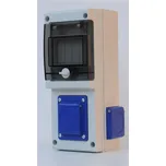 Scame 632.2W zásuvková rozvodnice šedá