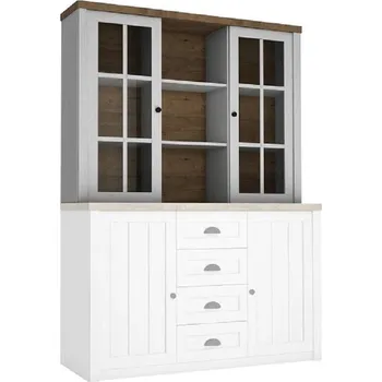 Obývací stěna Nástavec na komodu W2D, sosna Andersen / dub lefkas, PROVANCE