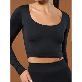 Oblečení a móda Sinsay - Tričko s&nbsp;dlouhými rukávy - černá - 636BE-99X - 636BE-99X-L