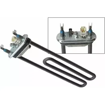 Topné těleso s NTC čidlem 250x65 mm pro pračky Bosch Siemens AEG Electrolux Zanussi - kvalitní náhradní díl kód 1325064218 pro spolehlivý provoz