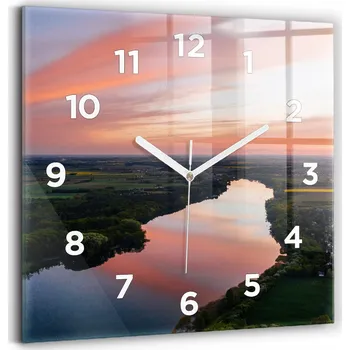 Hodiny Nástěnné hodiny Wallfluent černé 30 cm