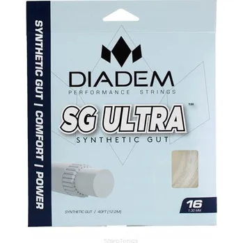Struna na výplet tenisové rakety Tenisový výplet Diadem SG Ultra 17 1.25 natural