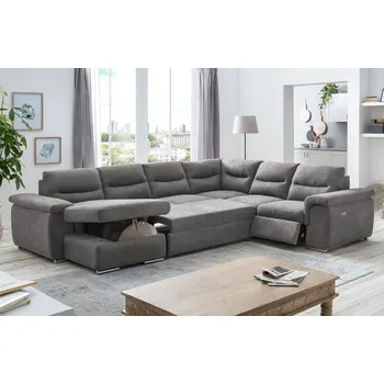 Sedací souprava Sedací souprava s relax funkcí HELLA ve tvaru U Pravý roh