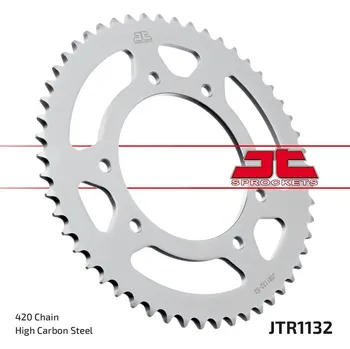Řetězová sada pro motocykl Řetězová rozeta JT JTR 1132-48 48 zubů, 420 DERBI Senda 50 R DRD Pro 2007-2013