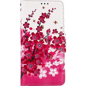 Pouzdro na mobilní telefon Pouzdro Xiaomi Redmi Note 13 knížkové Kytičky (kryt neboli obal na Xiaomi Redmi Note 13)