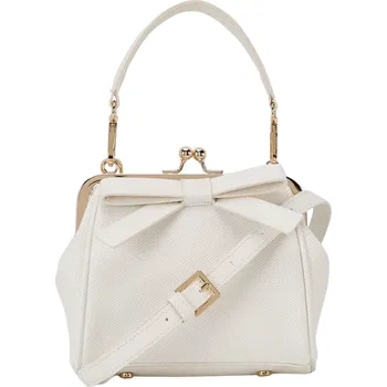 Kabelka ABEL & LULA dívčí kabelka s mašlí krémová