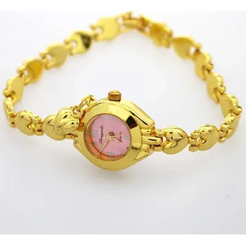 Hodinky Dámské analogové hodinky s kovovým páskem TP875 Barva (Varianta): GOLD PINK