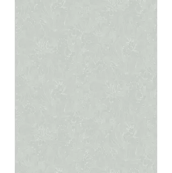 Tapeta Masureel Vliesová tapeta na zeď, šedo-zelená, listy, ROM105, Romance, Masureel, velikost 10,05 x 0,53 m