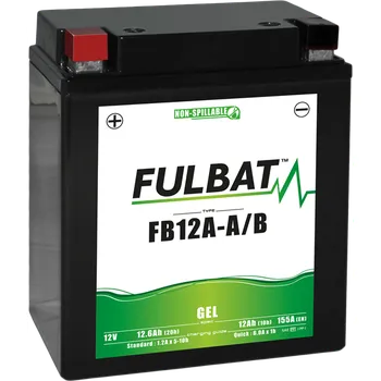 Motobaterie Gelová baterie FULBAT FB12A-A/B GEL (YB12A-A/B GEL) KAWASAKI EN 450 1985-1989