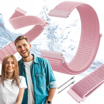 Řemínek na hodinky Řemínek ChronSmarta pro Xiaomi 22mm růžový