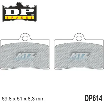 Brzdová destička Destičky brzdové DP614-SDP DP Brakes - směs SDP Sport HH+ DP614-SDP