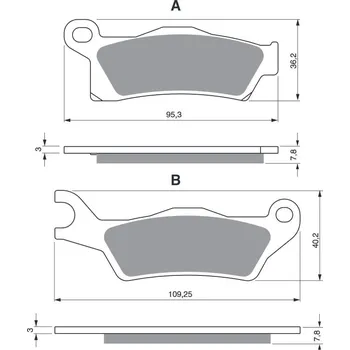 Autodíl Brzdové destičky GOLDFREN 310 AD OFF-ROAD FRONT CAN-AM Outlander 650 2013-2014