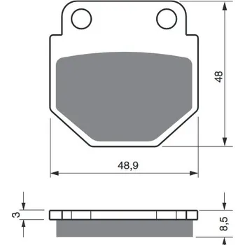 Autodíl Brzdové destičky GOLDFREN 344 AD OFF-ROAD FRONT 344 AD