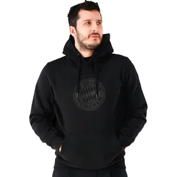 Pánská mikina Fan-shop Mikina BAYERN MNICHOV Essential fullblack velikost: XXL