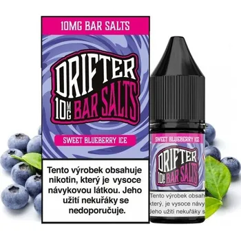 vaporizér Liquid Drifter Bar Salts Sweet Blueberry Ice 10ml (10mg)