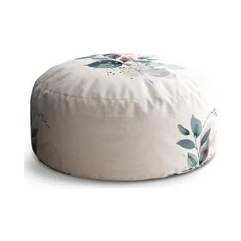 Taburet Circle Květinová abstrakce: 38x48 cm (cs, Sablio)