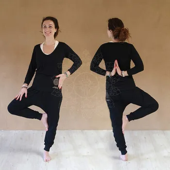 Dámské tričko FARMERS® Dámské tričko V dlouhý rukáv BAMBUS černé Velikost: S dámské