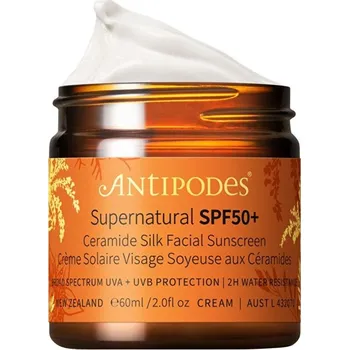 Přípravek na opalování Antipodes Supernatural SPF 50+ Ceramide Silk Facial Sunscreen 60 ml