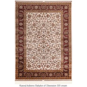 Koberec Prémiový perský kusový koberec Babylon of Obsession 300 cream: 80x 150 cm