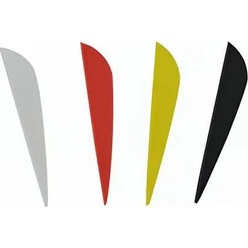 Karnevalový doplněk imago Plastové letky na šípy (10ks), barva červená