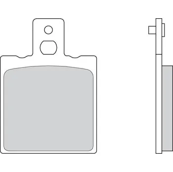 Brzdová destička Brzdové destičky BREMBO 07BB01SX 07BB01SX