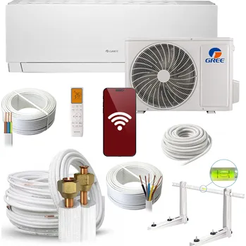 Klimatizace Nástěnná klimatizace GREE Clivia White 2,7kW Topení Sada Rodigas