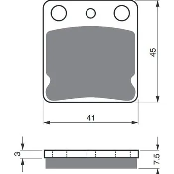 Autodíl Brzdové destičky GOLDFREN 144 S3 SUZUKI LT-A400 Eiger 2002-2007