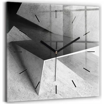 Hodiny Nástěnné hodiny Wallfluent černé 30 cm