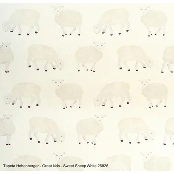 Tapeta Tapeta Hohenberger - Great kids - Sweet Sheep White 26826