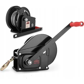 lanový naviják Ruční lanový naviják s klikou 0,8T s krytem a brzdou