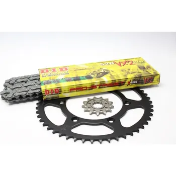 Řetězová sada pro motocykl Řetězová sada D.I.D + JT řady VX2 SUZUKI DR 250 1990-1993