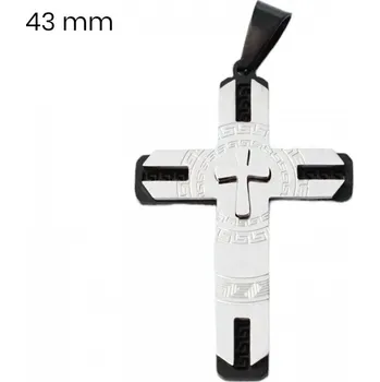 Přívěsek Přívěsek z chirurgické oceli kříž