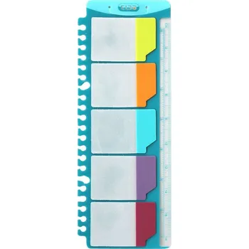 Samolepící bloček Plastové rozdělovače A4 pro organizaci, malé kartičky k třídění