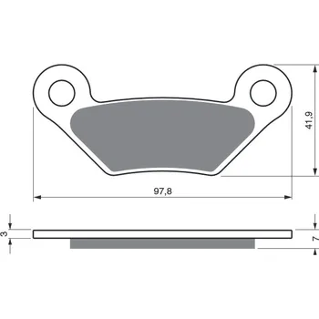 Auto-moto Brzdové destičky GOLDFREN 356 S3 356 S3
